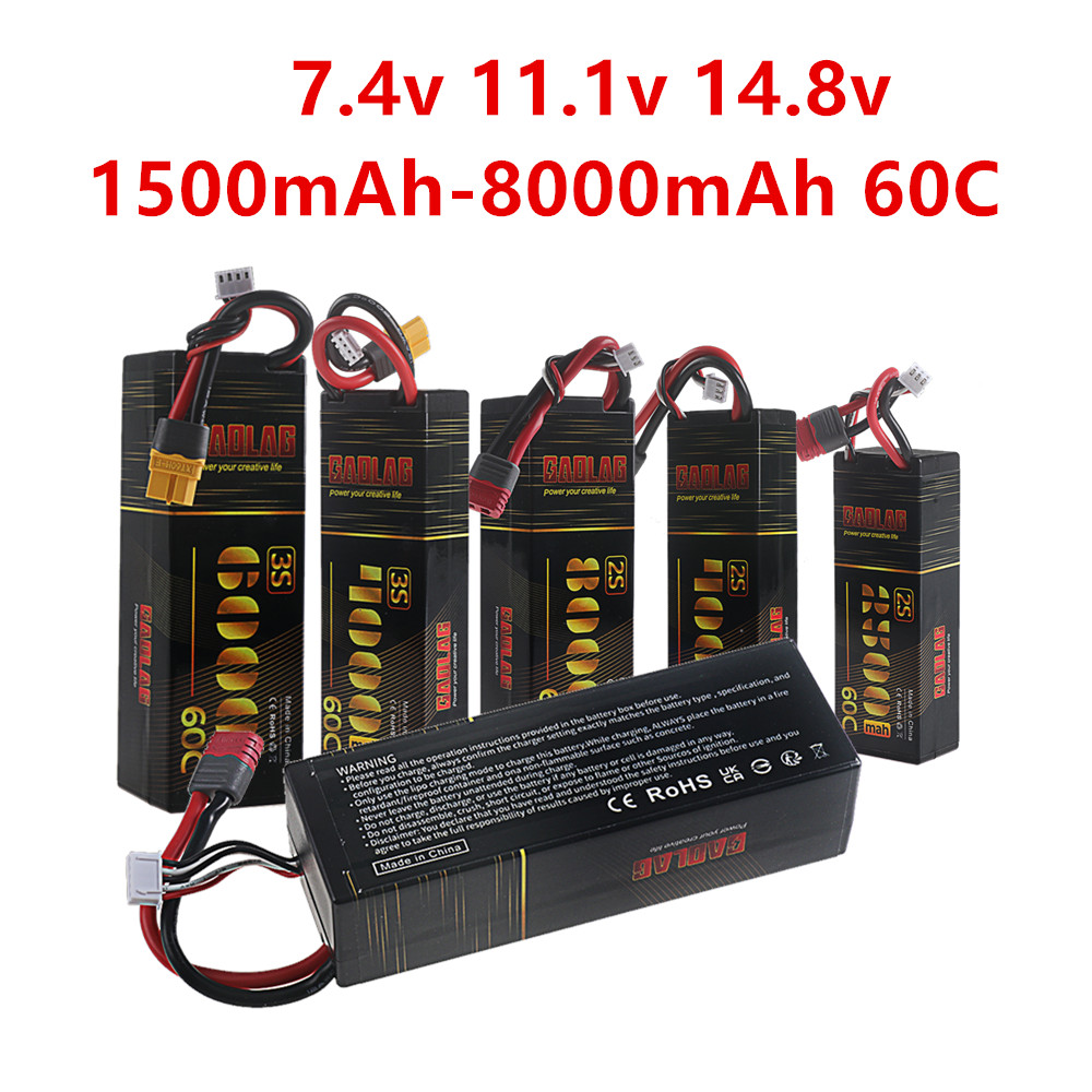 4S Lipo Battery 14.8V 6000Mah - Baterai Lipo 2S 3S 4S 2500mah