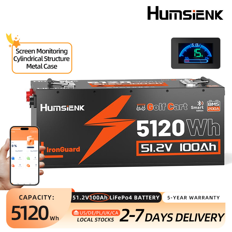 Lifepo4 12V 100Ah Bms Bluetooth - Baterai Humsienk LiFePO4 48V 100Ah Khusus