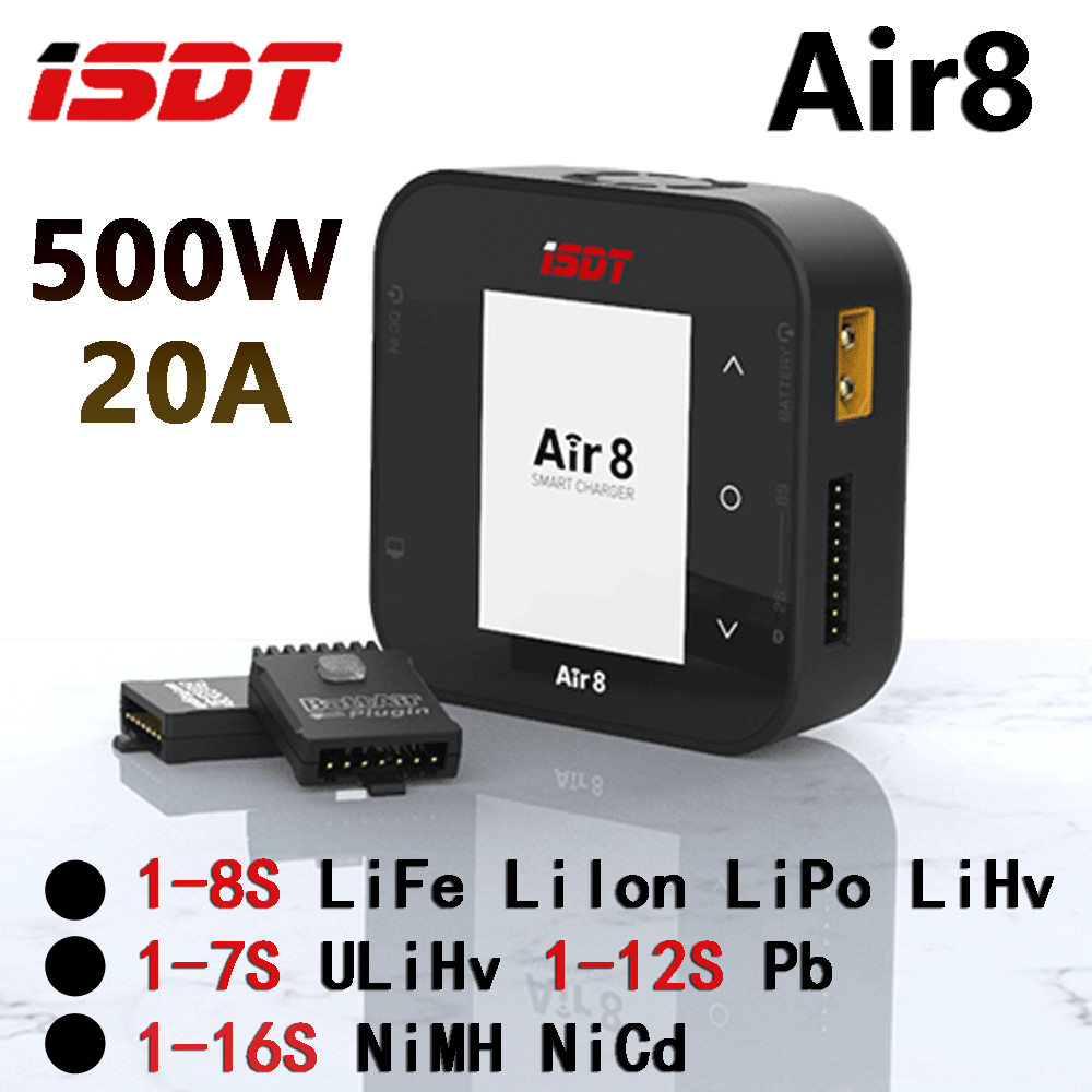 Isdt Air8 8S Lipo Charger - ISDT Air8 DC 500W Pengisi Daya