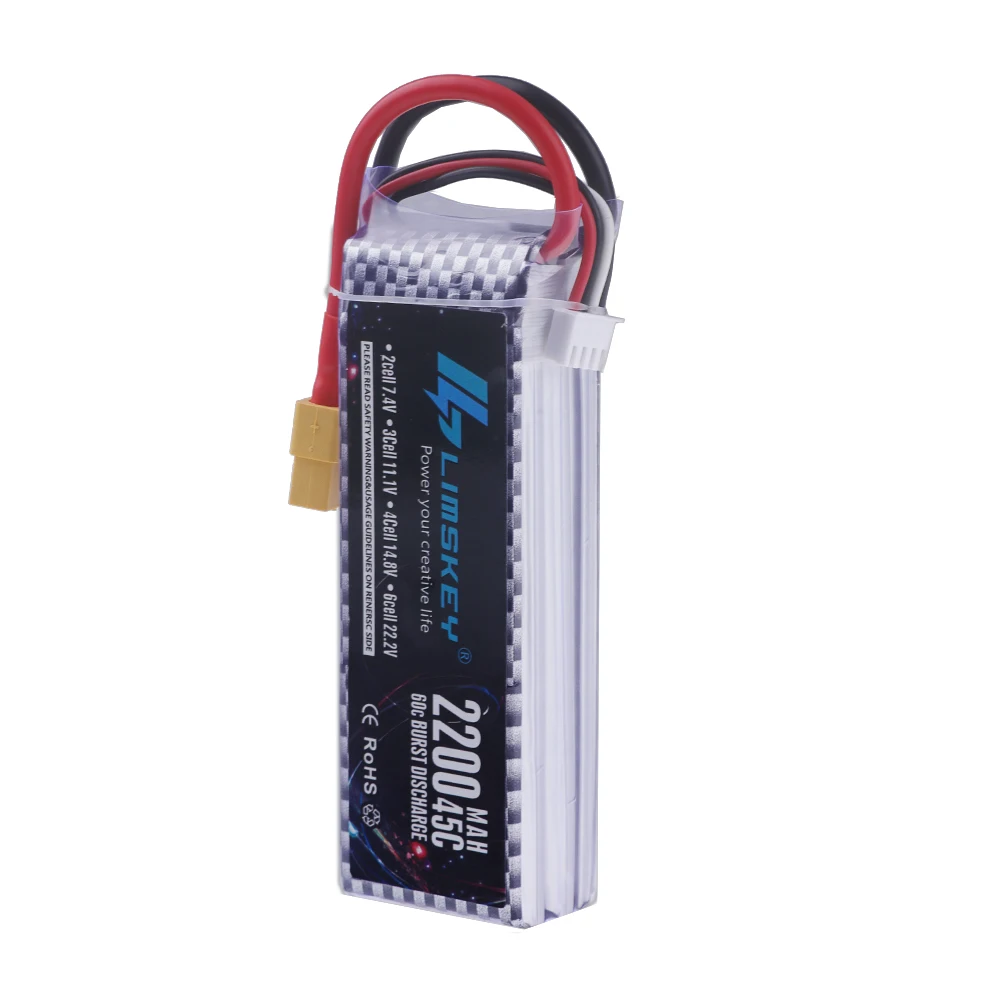 Baterai Lipo 2S 3S 4S 6S 7.4V  - 4S Lipo Battery 14.8V 6000Mah ulasan dan harga