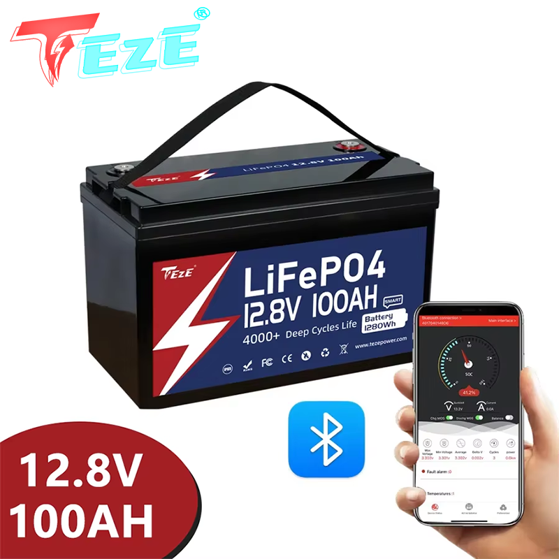 Paket Baterai Lifepo4 8000 Sik - Lifepo4 12V 100Ah Bms Bluetooth ulasan dan harga